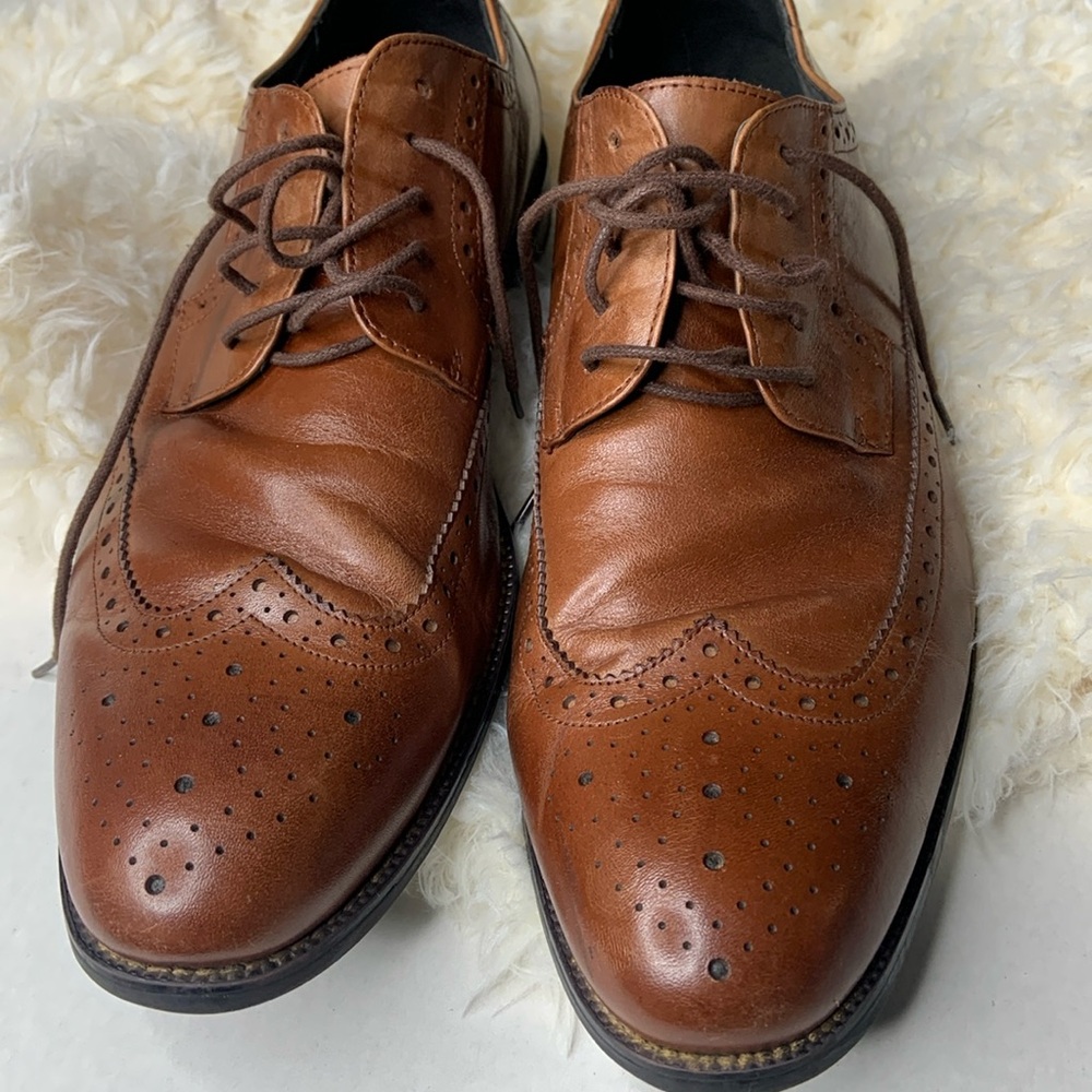 Stacy Adam’s leather upper  12M light brown